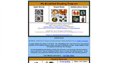 Desktop Screenshot of mybreakfastreadingprogram.com