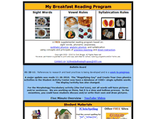 Tablet Screenshot of mybreakfastreadingprogram.com